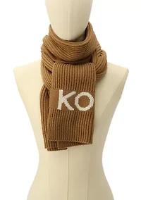 Fisherman Ribbed Scarf 