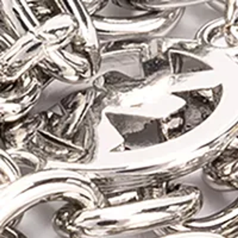 Mini Chain Belt with Pavé Logos