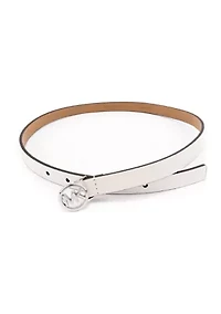 18 Millimeter Logo Skinny Belt