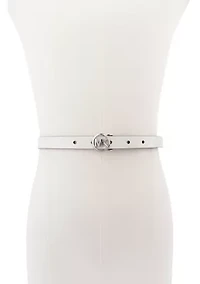 18 Millimeter Logo Skinny Belt