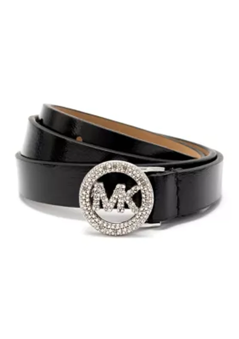 18 Millimeter Pave Logo Belt
