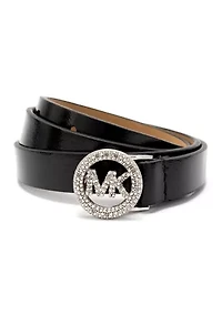 18 Millimeter Pave Logo Belt