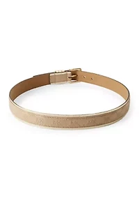 35mm Allover Logo Belt