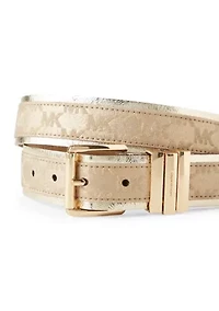 35mm Allover Logo Belt