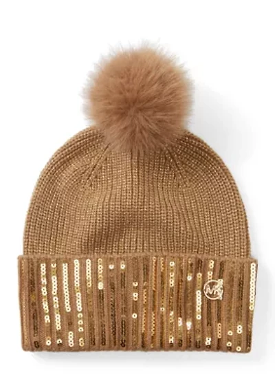 Sequin Cuff Hat