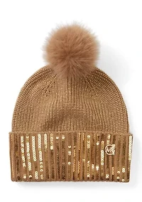 Sequin Cuff Hat