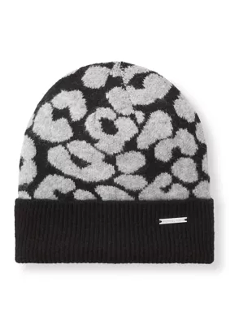 Wooly Leopard Print Crown Cuff