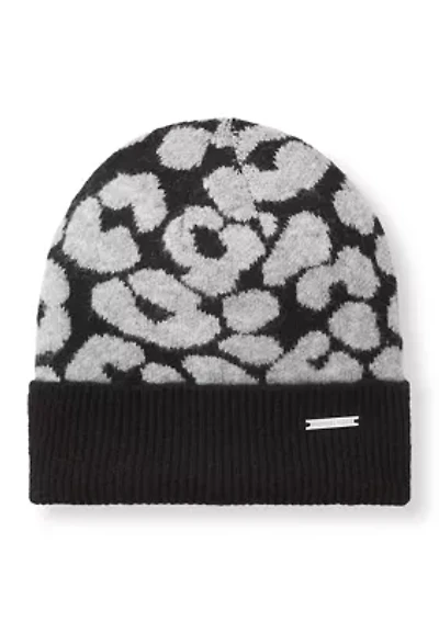  Wooly Leopard Print Crown Cuff