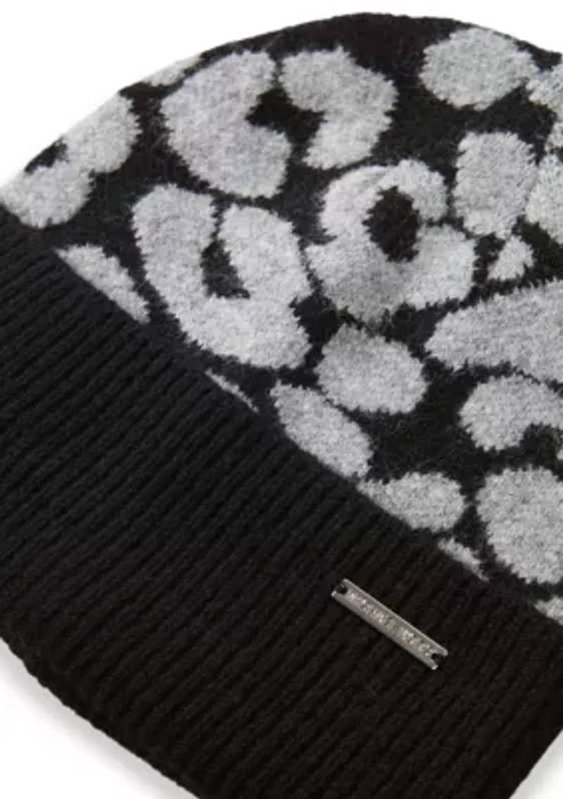 Wooly Leopard Print Crown Cuff