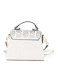 Saffiano Perforated Mini Bag