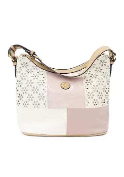 Mix Media Hobo Bag
