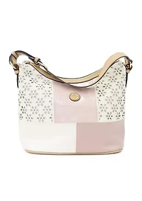 Mix Media Hobo Bag