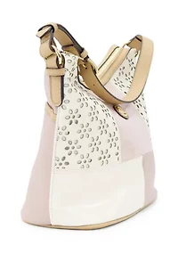 Mix Media Hobo Bag