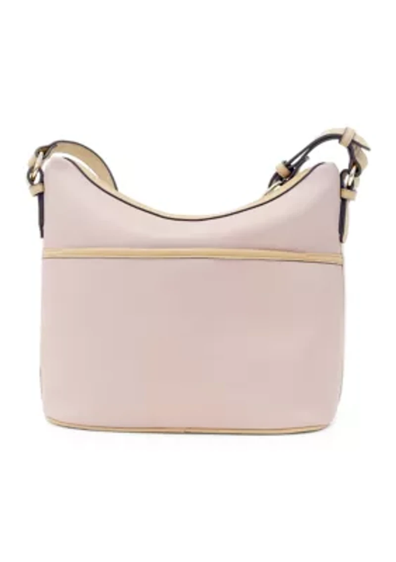 Mix Media Hobo Bag