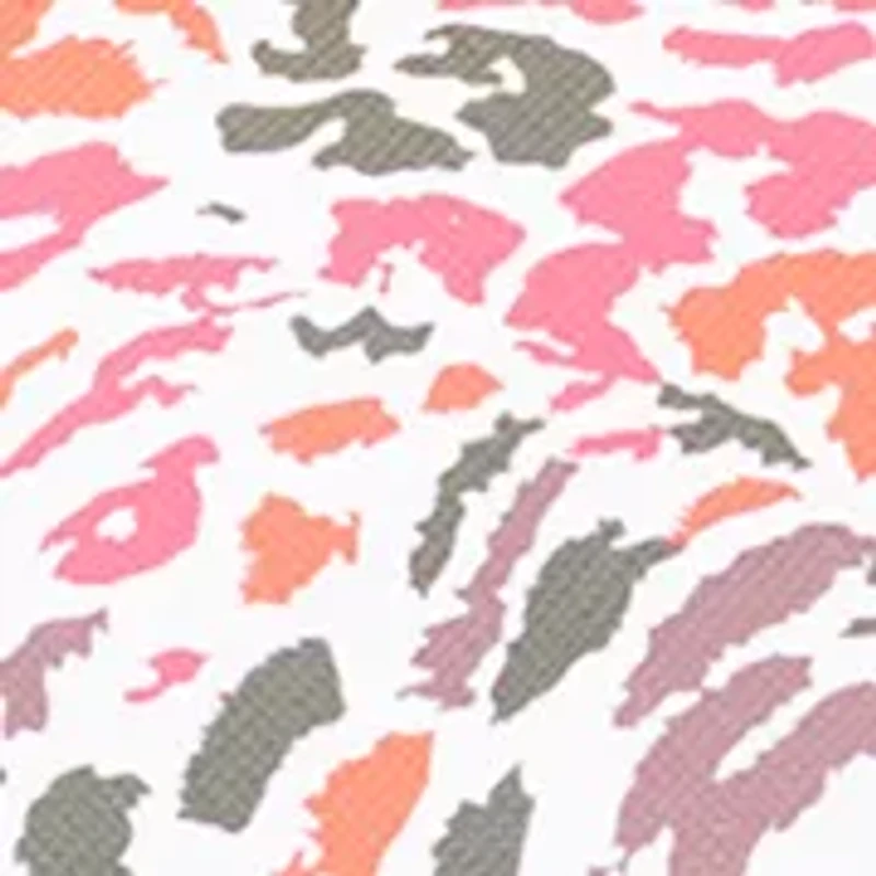 Abstract Print Saffiano Hobo Bag 