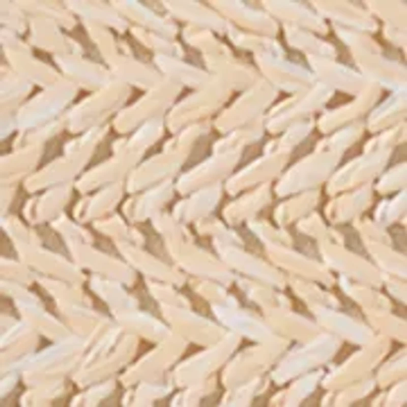 Straw Saddle Crossbody Bag