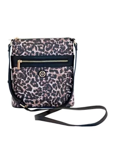 Saffiano Leopard Crossbody