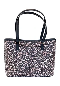   Saffiano Leopard Crossbody 