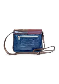 Mixed Media Crossbody Bag