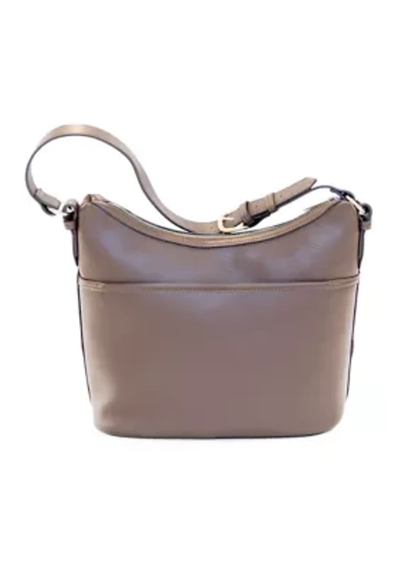 Mixed Media Hobo Bag