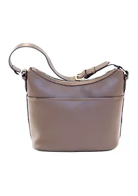 Mixed Media Hobo Bag