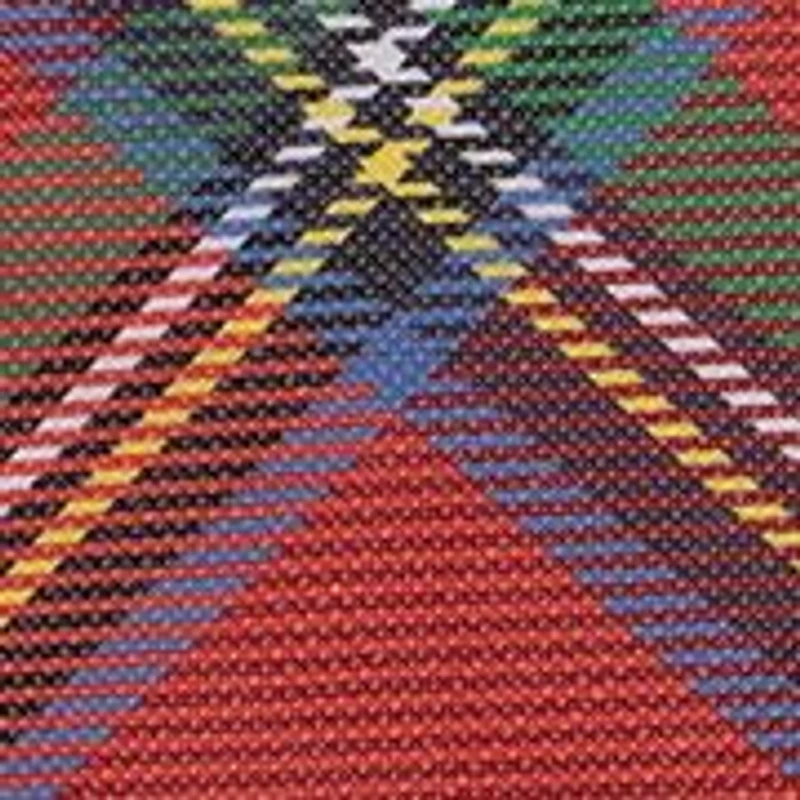 Holiday Plaid Saffiano Hobo Bag 