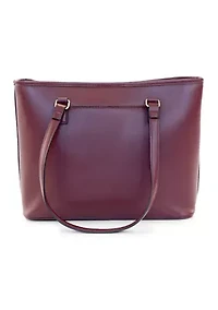 Pebble Tote with Scarf