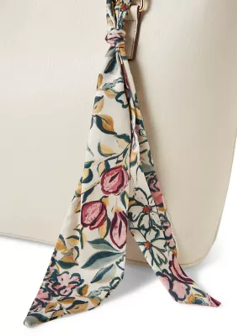 Pebble Tote with Scarf