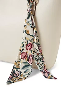 Pebble Tote with Scarf