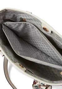 Pebble Tote with Scarf