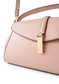 Resin Pebble Top Handle Satchel