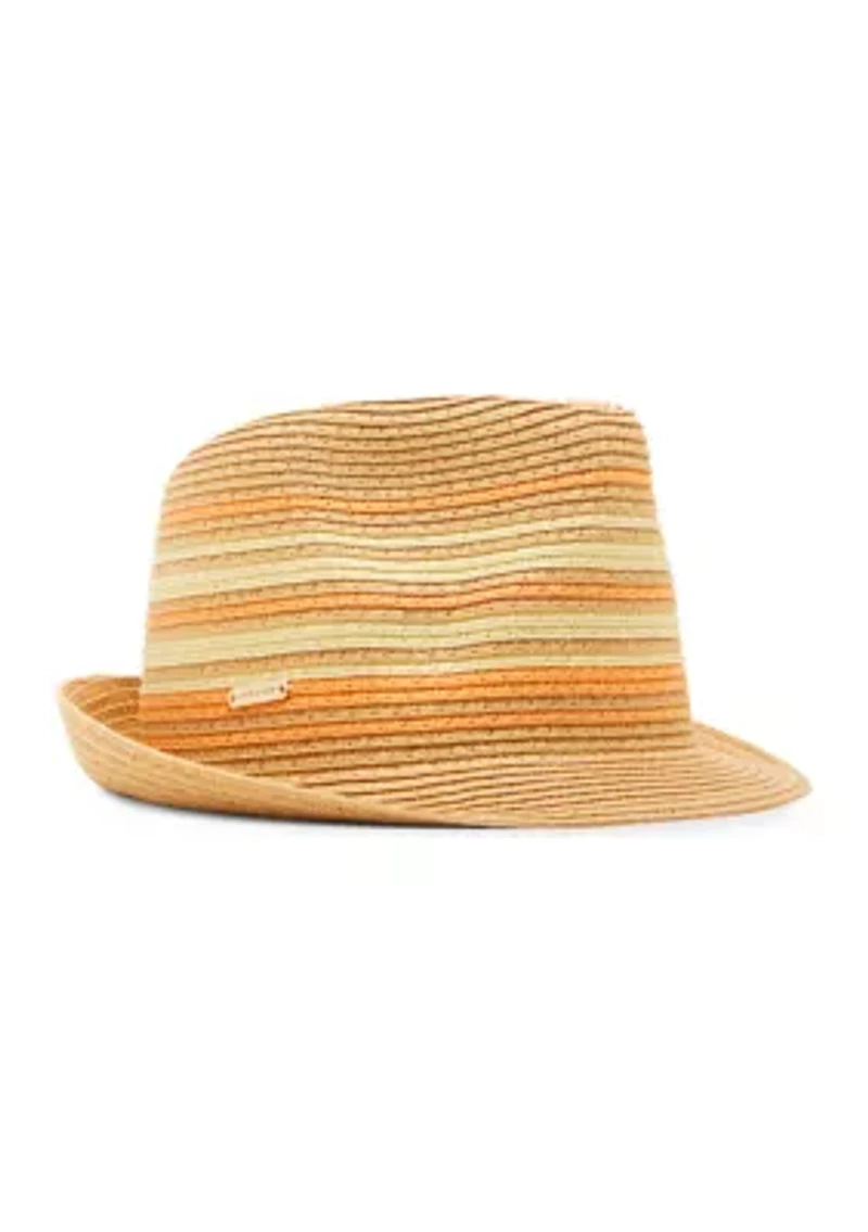 Women's Varigated Stripe Fedora