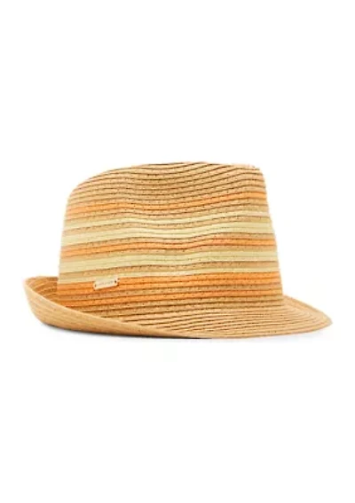 Women's Varigated Stripe Fedora