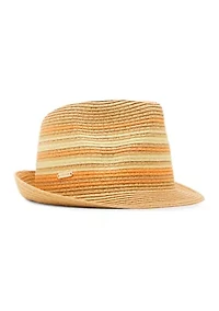 Women's Varigated Stripe Fedora