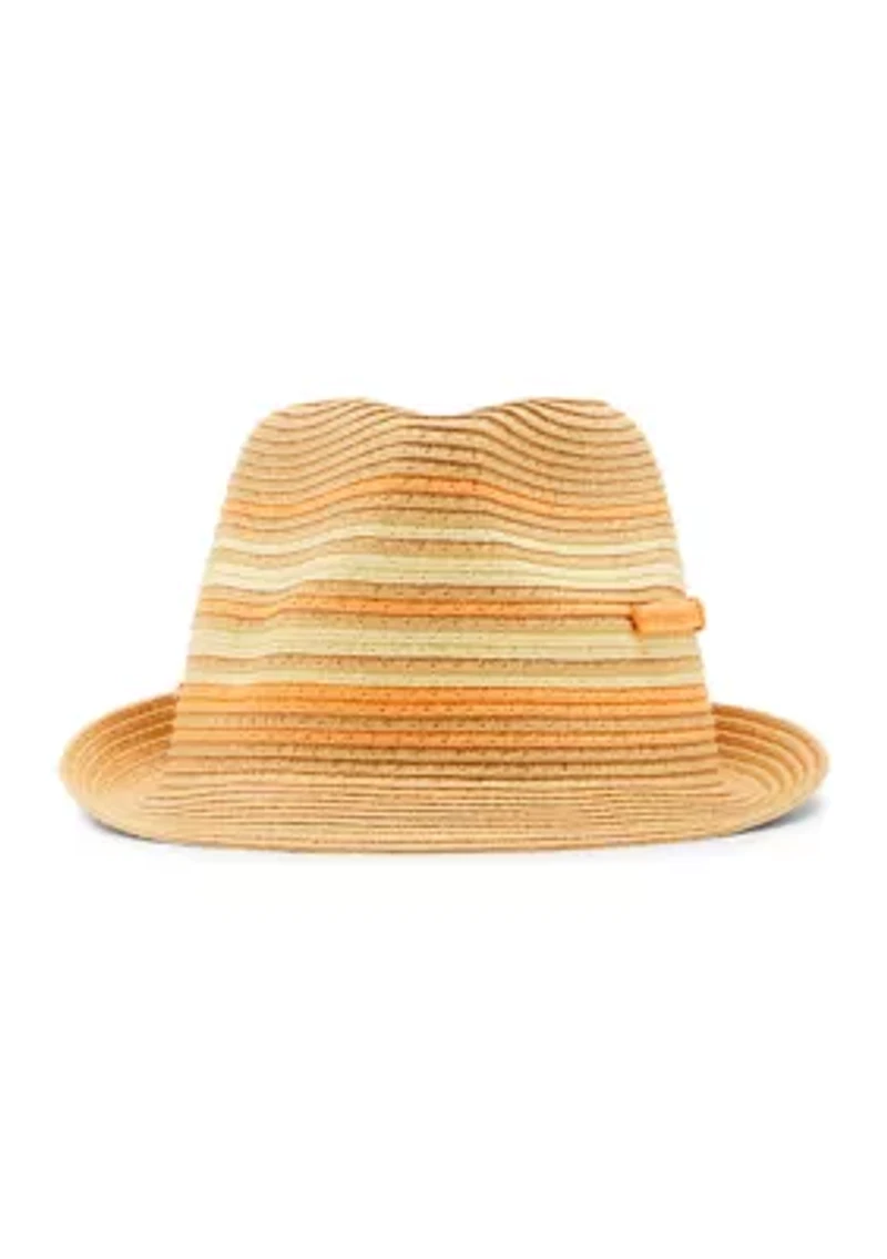 Women's Varigated Stripe Fedora