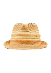 Women's Varigated Stripe Fedora