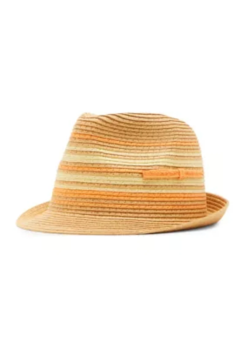 Women's Varigated Stripe Fedora