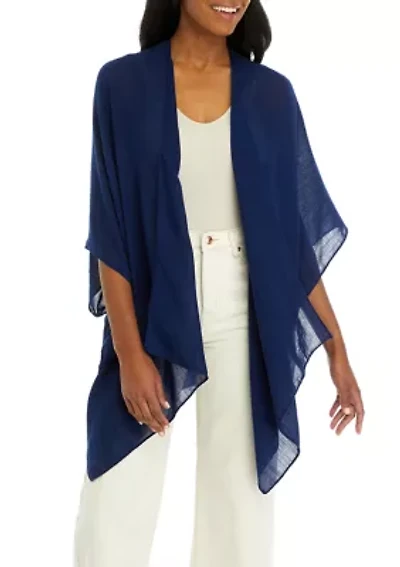 Lightweight Woven Ruana