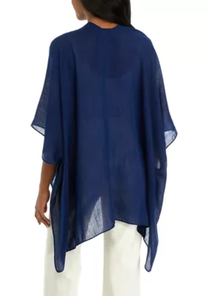 Lightweight Woven Ruana