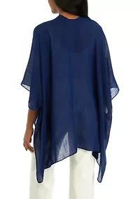 Lightweight Woven Ruana