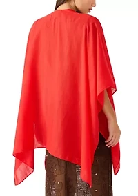 Lightweight Woven Ruana