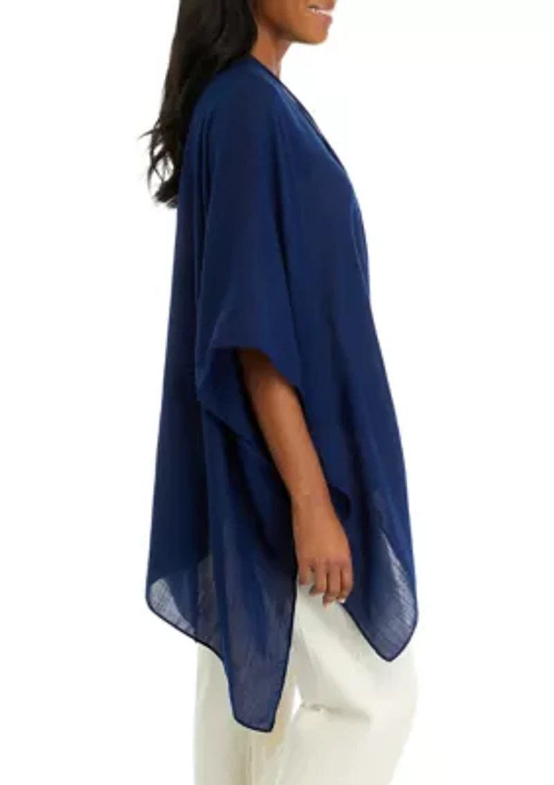 Lightweight Woven Ruana