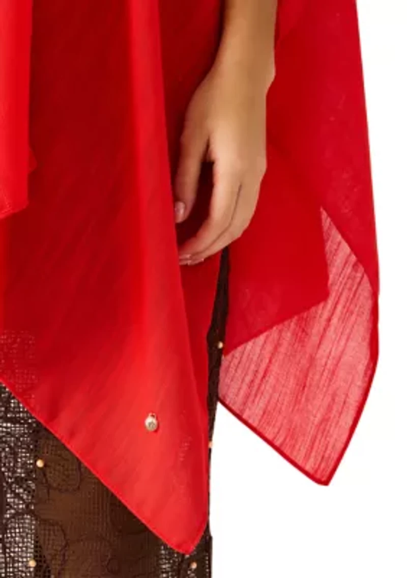 Lightweight Woven Ruana