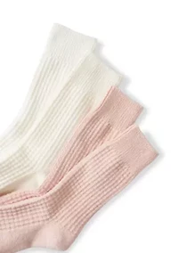 Cable Texture Boot Socks Set