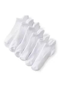 Half Cushioned Bow Embroidered Low Cut Socks Set