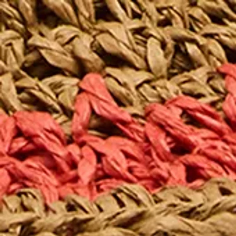 Mixed Stripe Crochet Bucket Hat