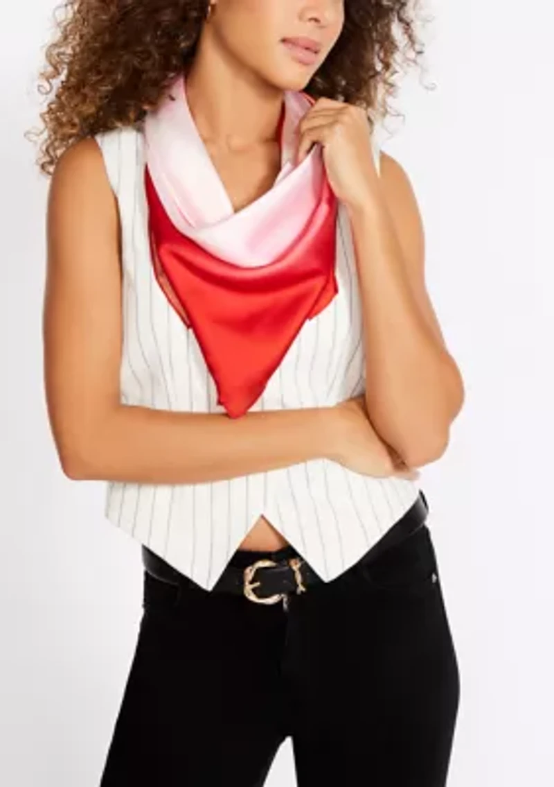 Satin Square Scarf 