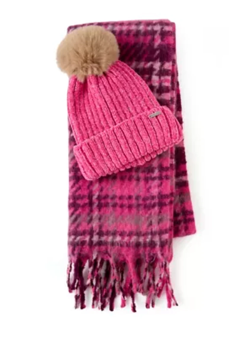 2-Piece Box Set - Chenille Beanie