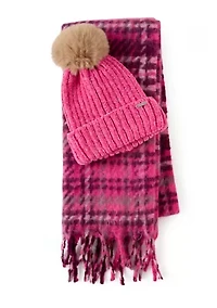 2-Piece Box Set - Chenille Beanie