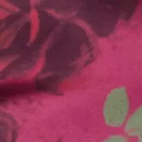 Leopard Floral Satin Square Scarf